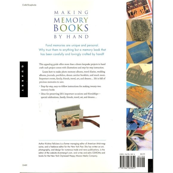 Making Memory Books By Hand 22 Projects to Make, Keep and Share Paperback 1999 - Picture 2 of 2